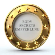 Body Secrets Empfehlung Siegel für Premium Beauty, Kosmetik, Supplemente und Abnehm Produkte