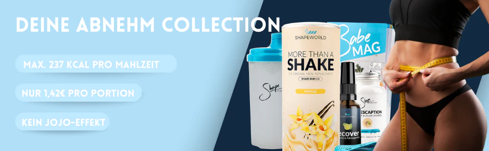 Mühelos abnehmen mit den Shakes von ShapeWorld | 1 Monat Abnehm Collection